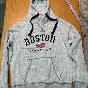 Gray Boston Hoodie